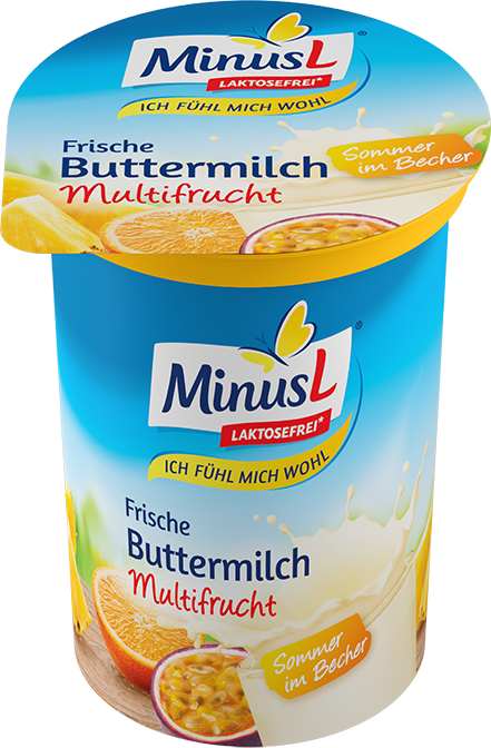 Minusl Frische Buttermilch Multifrucht Minusl